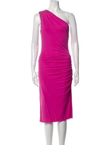 Michael Kors Dresses One-Shoulder Knee-Length Dress US 8 | M
