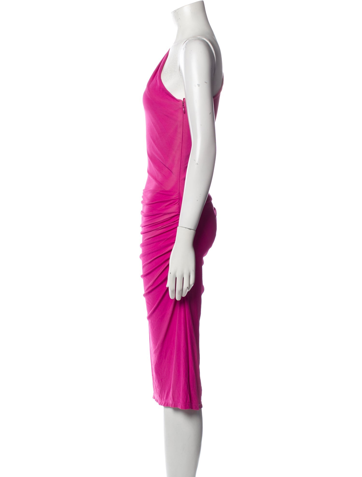 Michael Kors One-Shoulder Knee-Length Dress