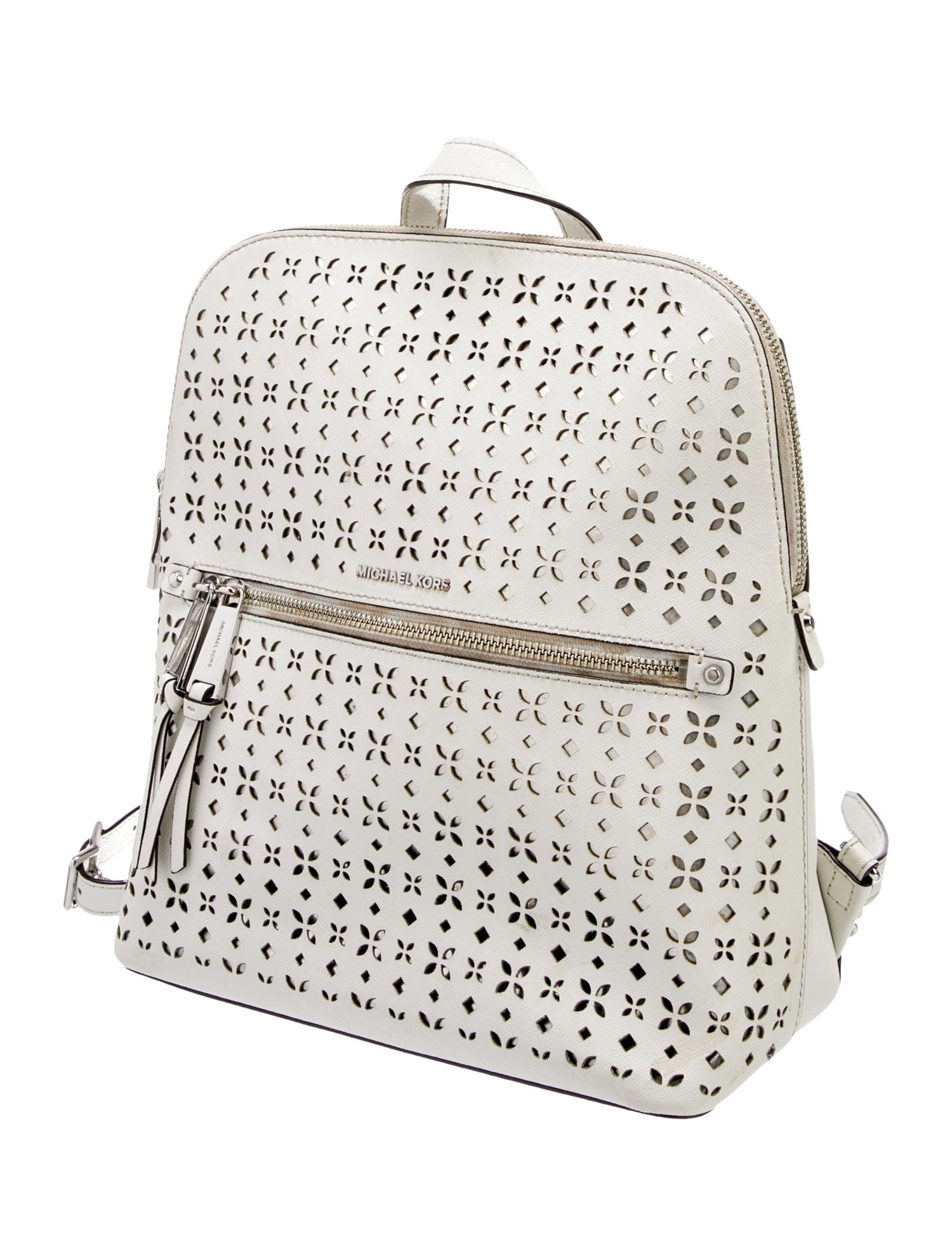 Michael Kors Laser Cut Leather Backpack