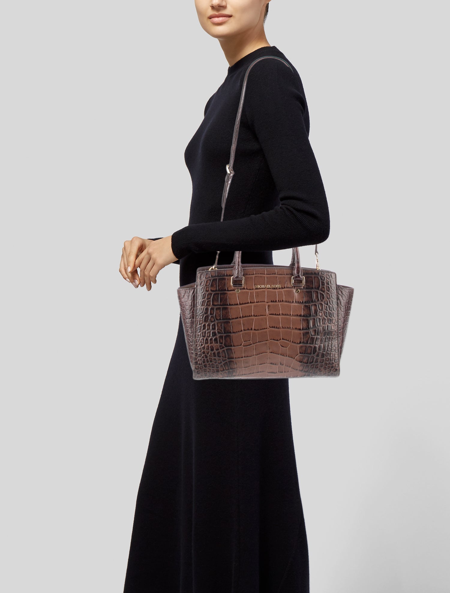 Michael Kors Crocodile Logo Bag