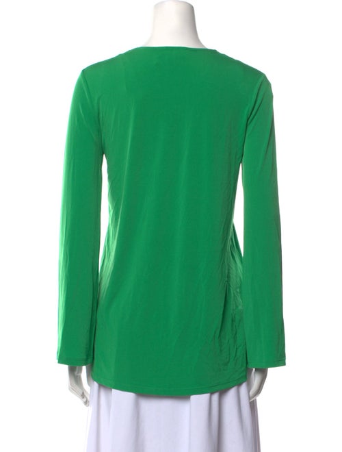 Michael Kors V-Neck Long Sleeve Blouse