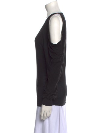 Michael Kors V-Neck Long Sleeve Top