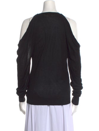 Michael Kors V-Neck Long Sleeve Top