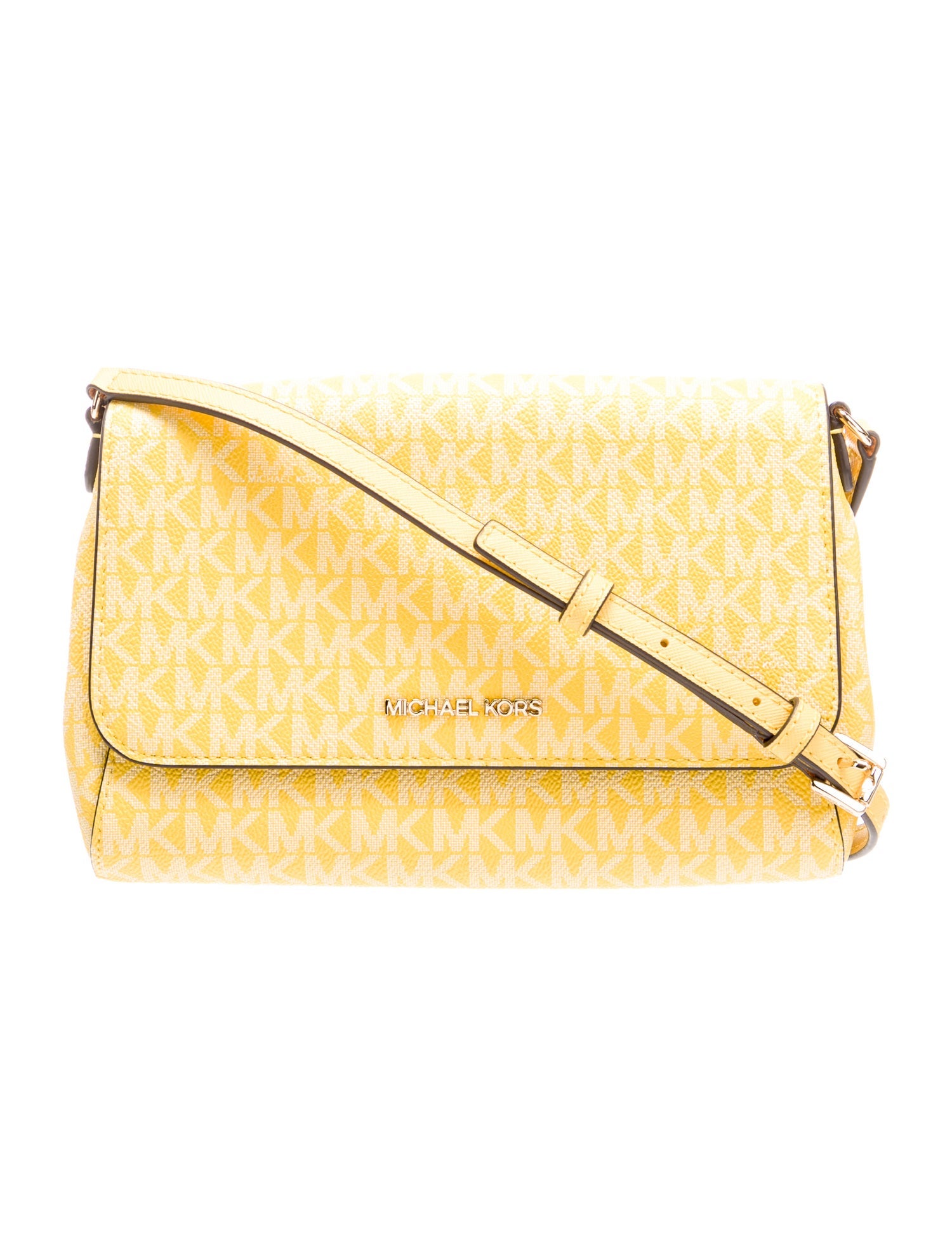 michael kors yellow crossbody