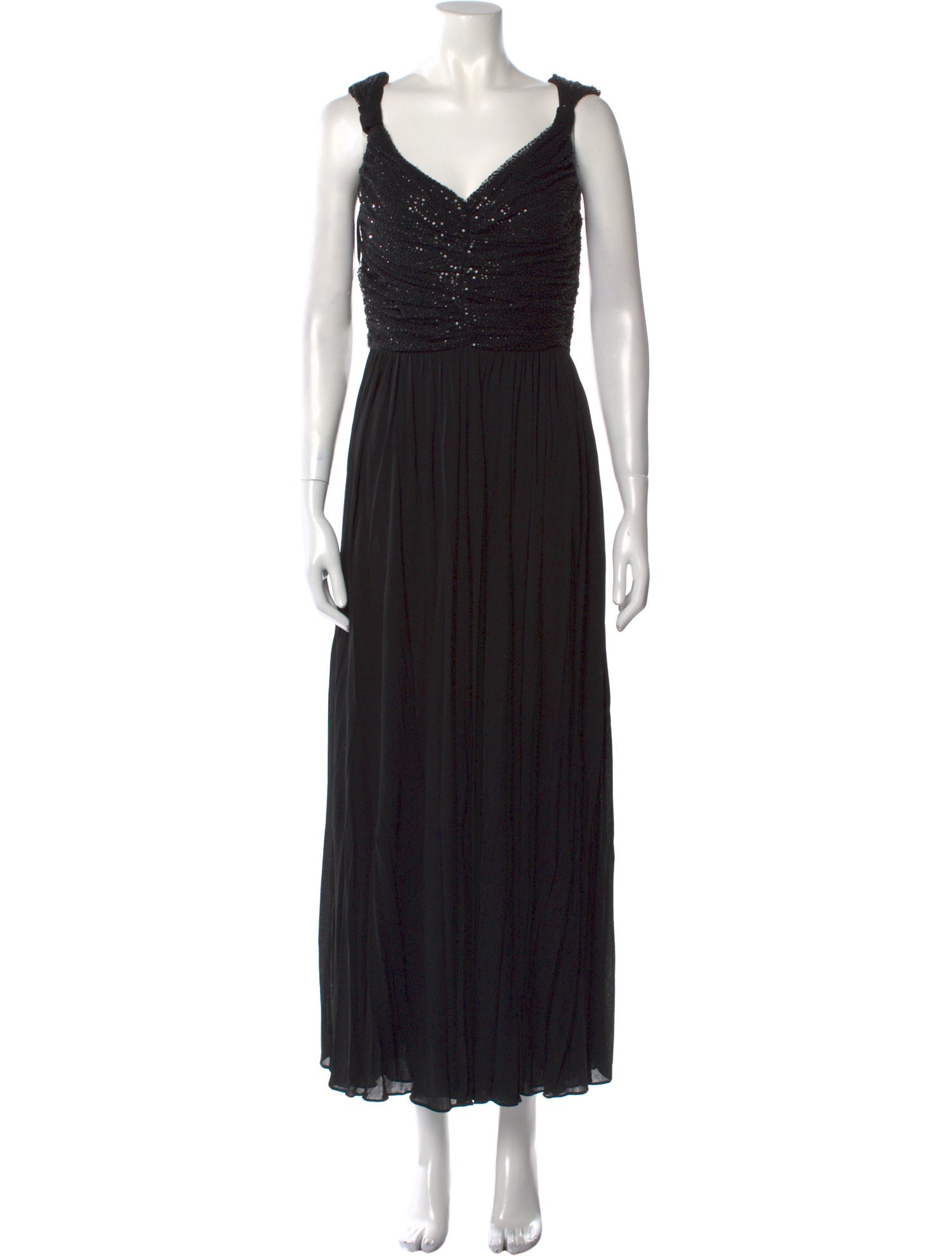 Michael Kors V-Neck Long Dress