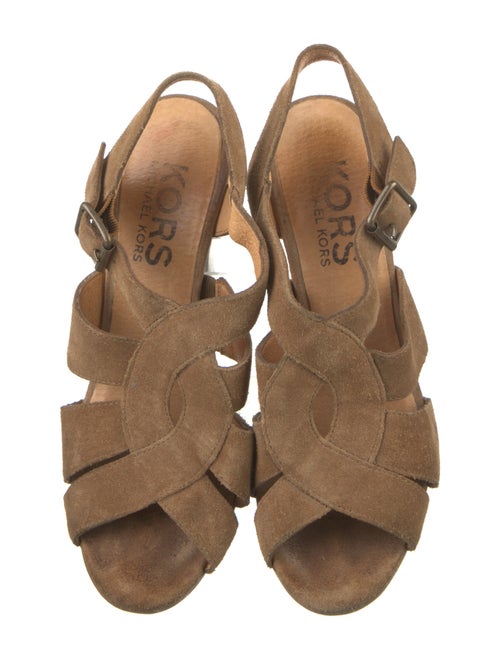 Michael Kors Suede Gladiator Sandals