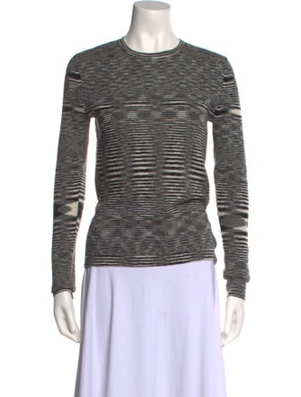 Michael Kors Striped Crew Neck Sweater
