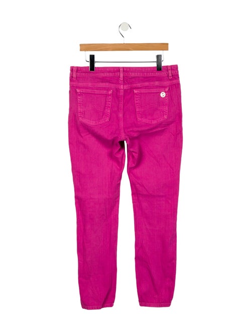 Michael Kors Mid-Rise Straight Leg Jeans