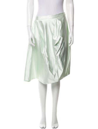 Michael Kors Pleated Accents Knee-Length Skirt