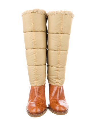 Michael Kors Nylon Printed Boots