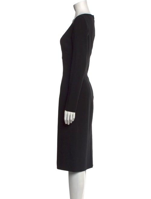 Michael Kors V-Neck Midi Length Dress