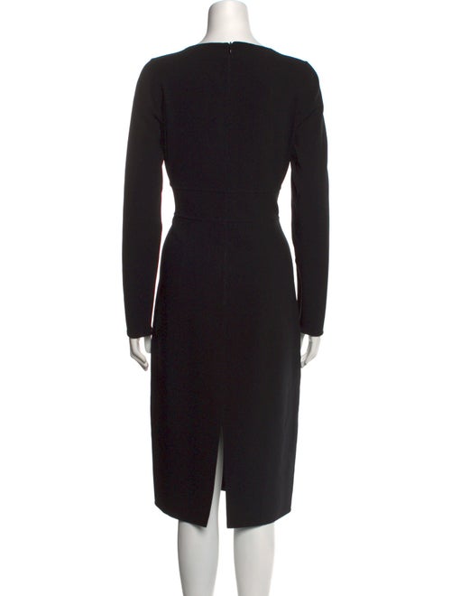 Michael Kors V-Neck Midi Length Dress