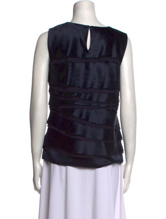 Michael Kors Silk Crew Neck Top