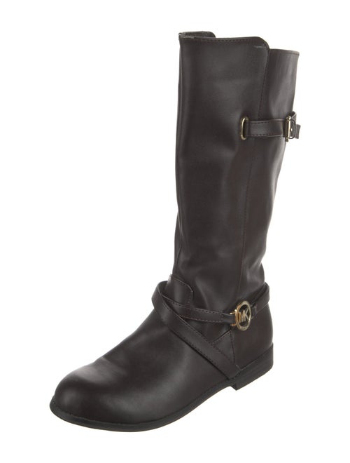 Michael Kors Leather Moto Boots