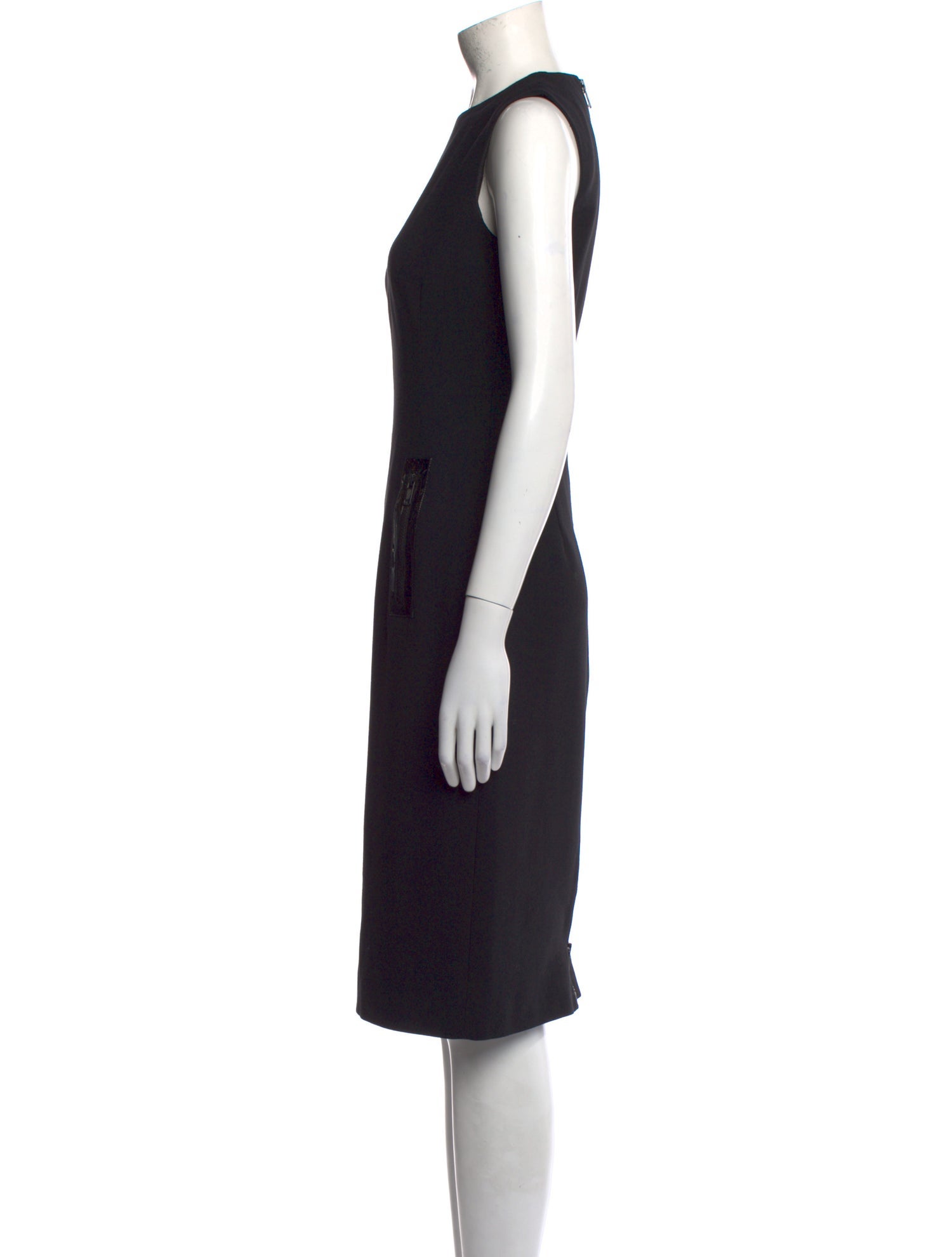 Michael Kors Crew Neck Midi Length Dress