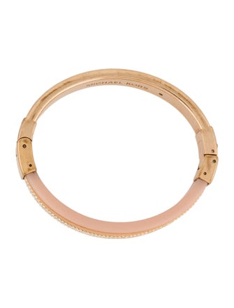 Michael Kors Crystal & Resin Hinged Bangle Bracelet