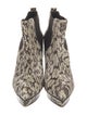 Michael Kors Snakeskin Animal Print Chelsea Boots