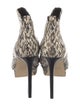 Michael Kors Snakeskin Animal Print Chelsea Boots