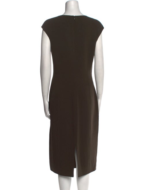 Michael Kors Virgin Wool Midi Length Dress