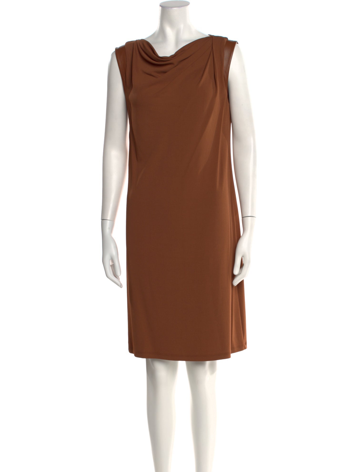 Michael Kors Cowl Neck Knee-Length Dress