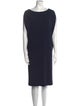 Michael Kors Bateau Neckline Knee-Length Dress