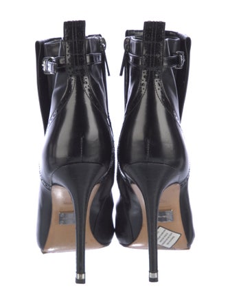 Michael Kors Leather Lace-Up Boots