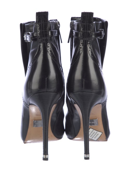 Michael Kors Leather Lace-Up Boots