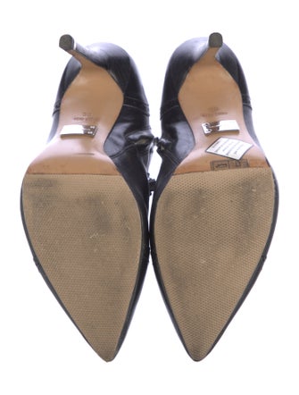 Michael Kors Leather Lace-Up Boots