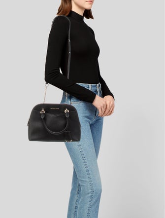 Michael Kors Saffiano Leather Top Handle Bag