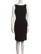 Michael Kors Bateau Neckline Knee-Length Dress