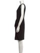 Michael Kors Bateau Neckline Knee-Length Dress