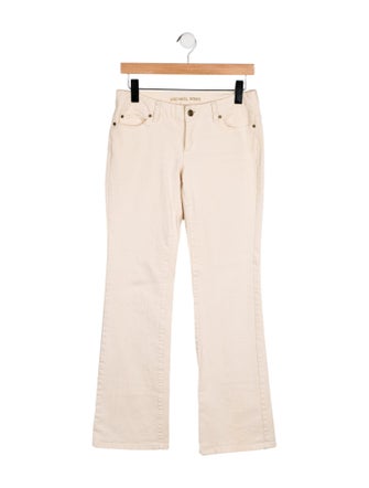 Michael Kors Low-Rise Wide Leg Jeans