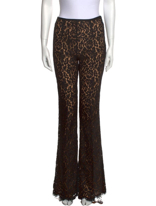 Michael Kors Lace Pattern Wide Leg Pants
