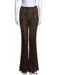 Michael Kors Lace Pattern Wide Leg Pants