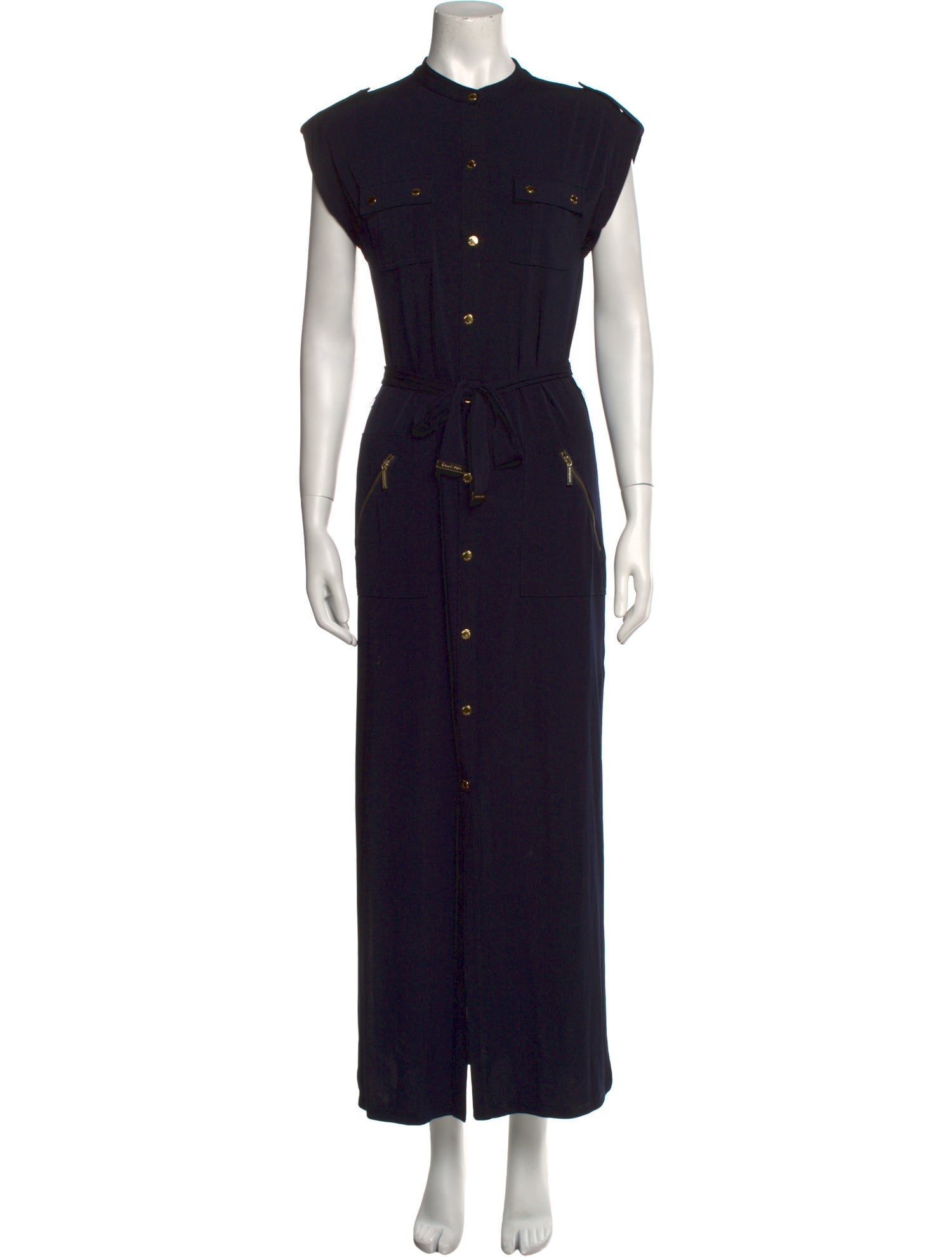 Michael Kors Mock Neck Long Dress