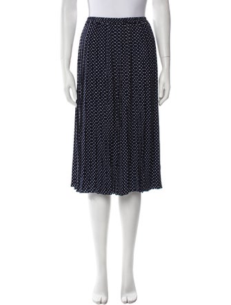Michael Kors Polka Dot Print Knee-Length Skirt