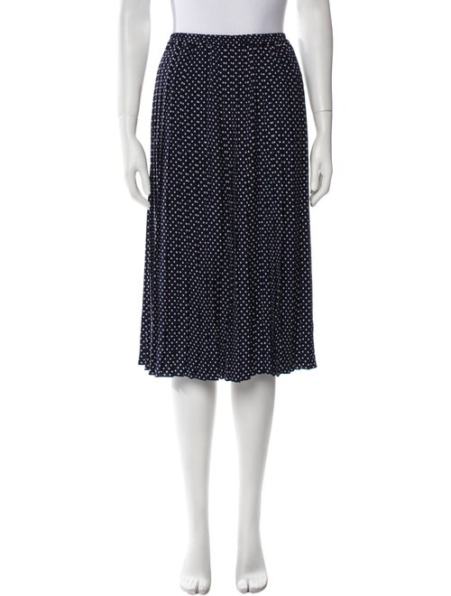 Michael Kors Polka Dot Print Knee-Length Skirt