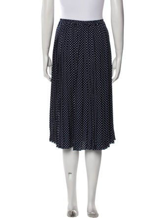 Michael Kors Polka Dot Print Knee-Length Skirt