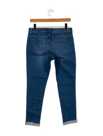 Michael Kors Mid-Rise Skinny Leg Jeans