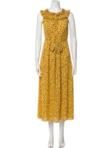 Michael Kors Dresses Floral Print Long Dress S