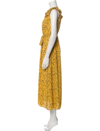 Michael Kors Floral Print Long Dress