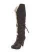 Michael Kors Suede Slouch Boots