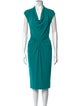 Michael Kors Cowl Neck Midi Length Dress