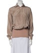 Michael Kors Long Sleeve Button-Up Top