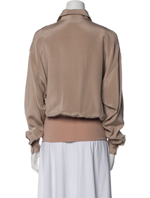 Michael Kors Long Sleeve Button-Up Top