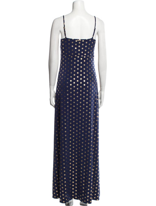 Michael Kors Polka Dot Print Long Dress w/ Tags