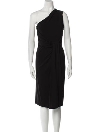 Michael Kors One-Shoulder Knee-Length Dress