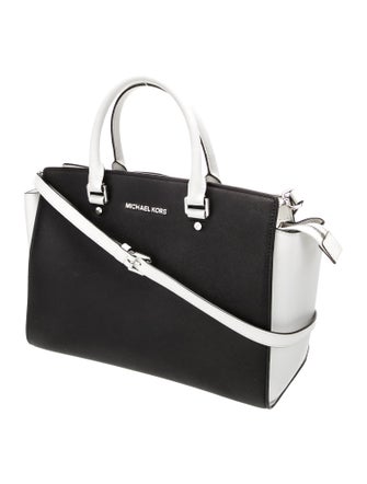 Michael Kors Saffiano Leather Top Handle Bag