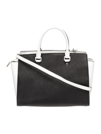 Michael Kors Saffiano Leather Top Handle Bag