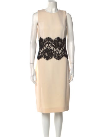 Michael Kors Virgin Wool Knee-Length Dress